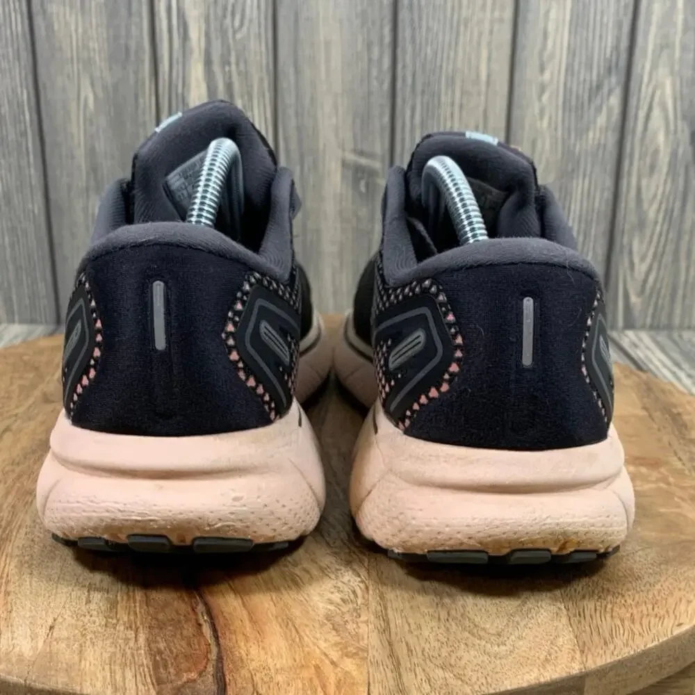 Brooks Ghost 14 Women Running Jogging Walking Sneakers Shoes 11‎ Black Pink Teal